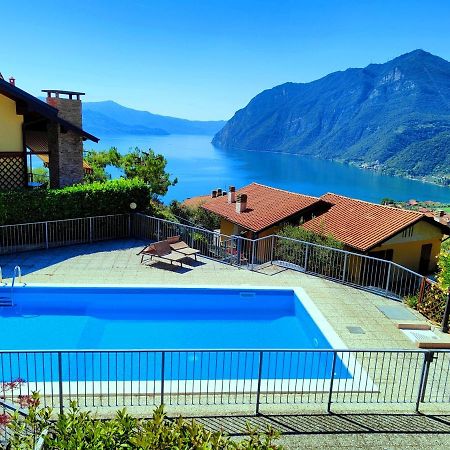 Happy Guest Apartments - Lake Panorama & Pool Riva di Solto Esterno foto
